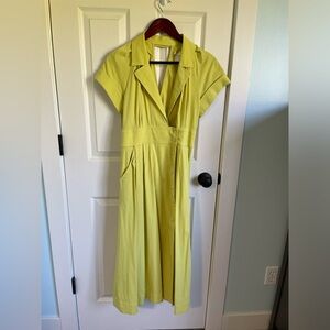 Maeve Poplin Midi Shirtdress (Anthropologie)